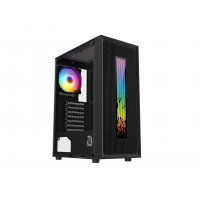 GABINETE RAPTOR VORTEX TG MID-TOWER RGB FAN X1 + LED FRONTAL