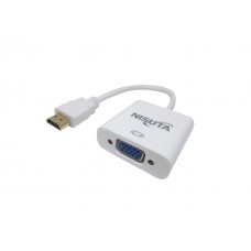 ADAPTADOR  HDMI / VGA CON AUDIO Y ALIMENTACION